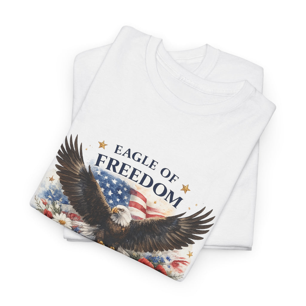 Eagle of Freedom 250 Years T-Shirt — Patriotic Bald Eagle Anniversary Tee