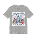 250 Years of Freedom – Lady Liberty Floral Patriotic T-Shirt