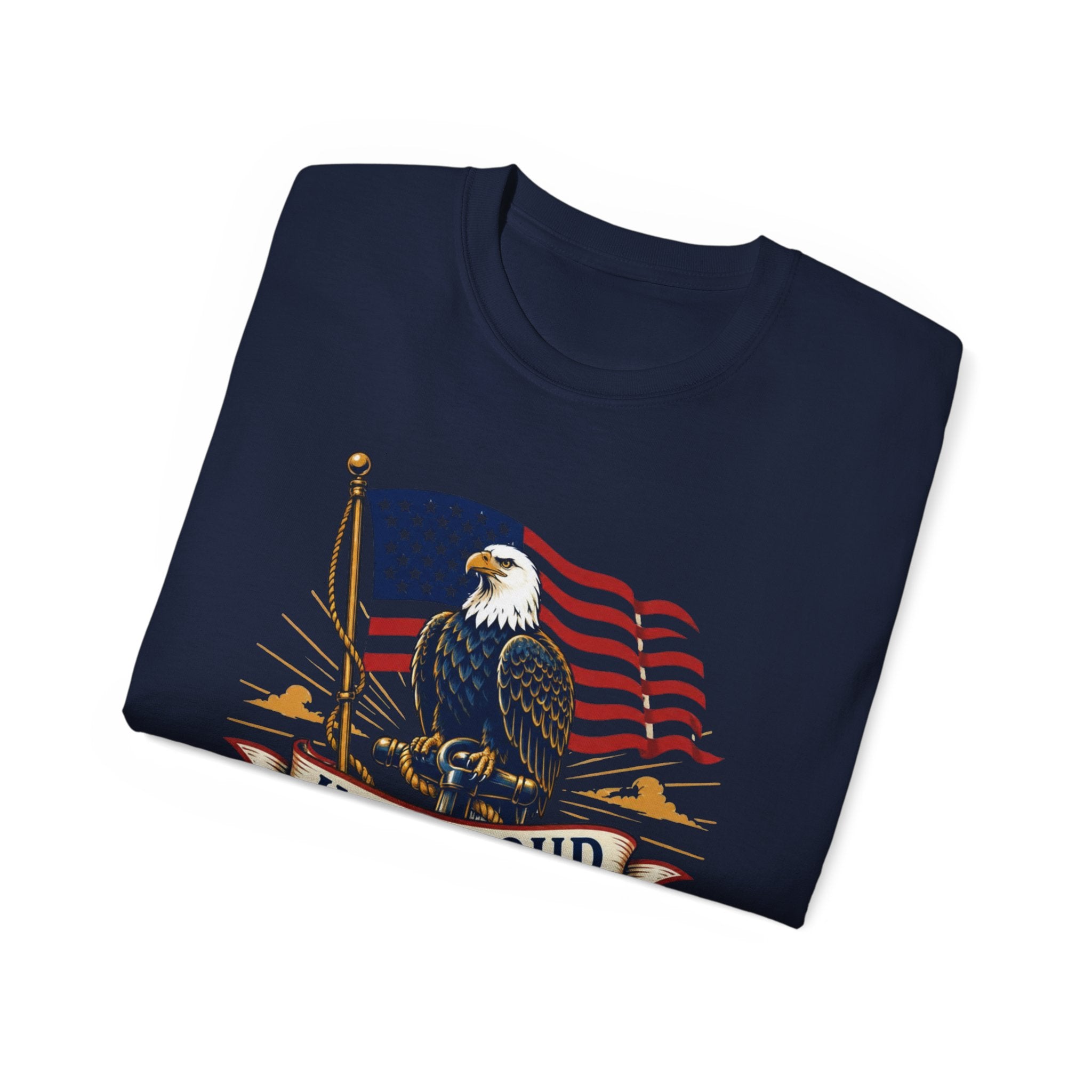 USA Proud Eagle T-Shirt — Patriotic American Flag Tee