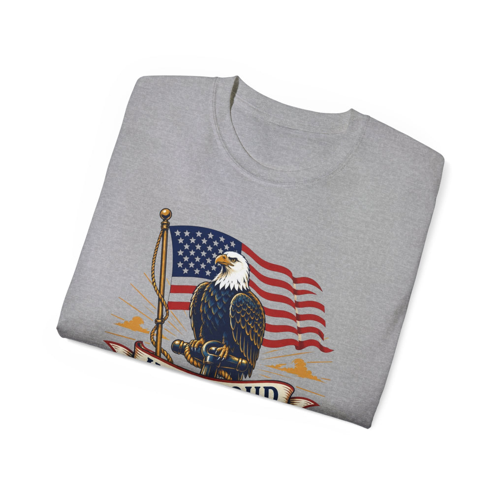USA Proud Eagle T-Shirt — Patriotic American Flag Tee