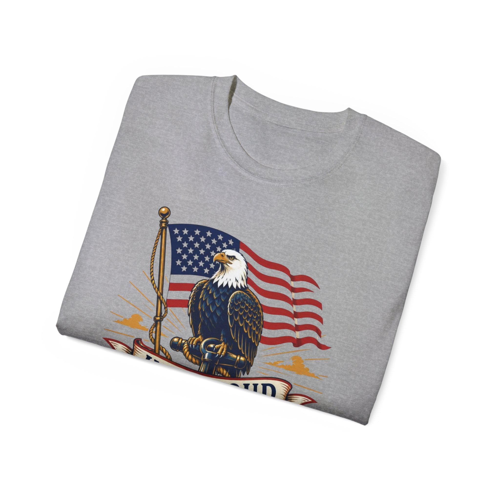 USA Proud Eagle T-Shirt — Patriotic American Flag Tee