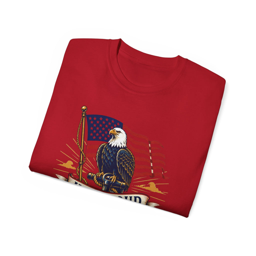 USA Proud Eagle T-Shirt — Patriotic American Flag Tee