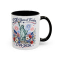 250 Years of Freedom Mug | Statue of Liberty Patriotic Coffee Mug | 1776–2026 America Anniversary Gift