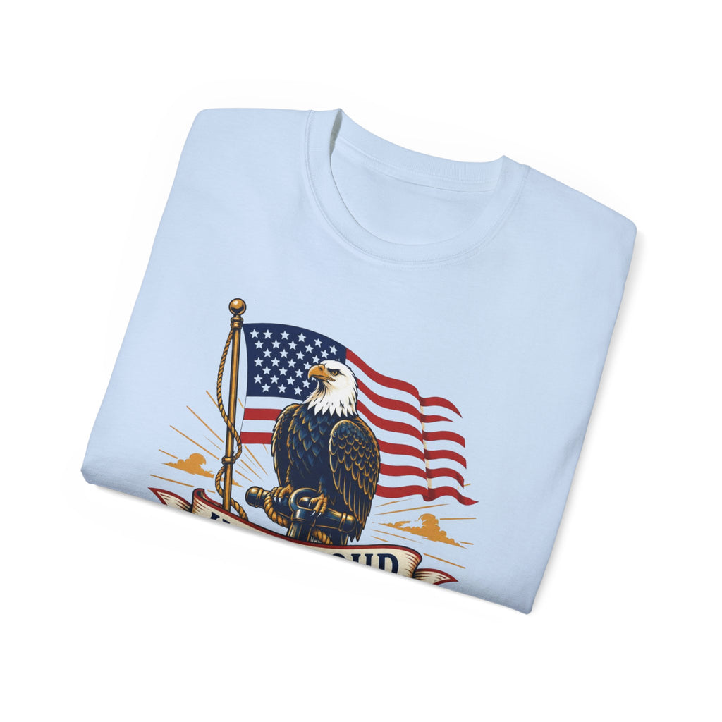 USA Proud Eagle T-Shirt — Patriotic American Flag Tee