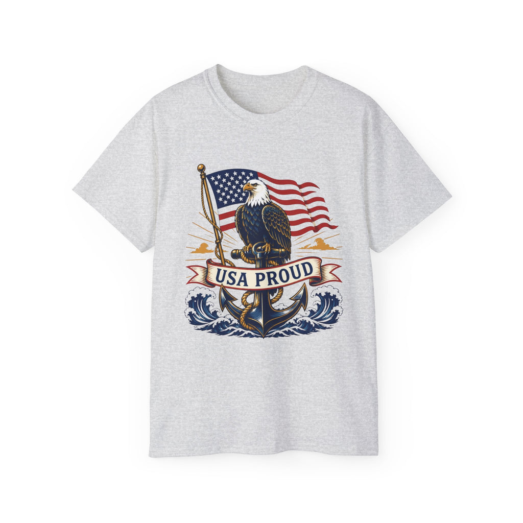 USA Proud Eagle T-Shirt — Patriotic American Flag Tee
