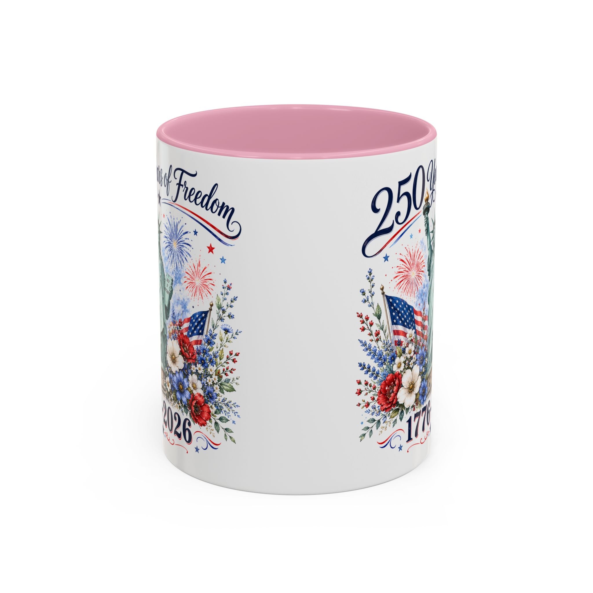 250 Years of Freedom Mug | Statue of Liberty Patriotic Coffee Mug | 1776–2026 America Anniversary Gift