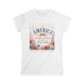 America 250th Anniversary Tee — 1776-2026 Patriotic Floral Women’s T-Shirt
