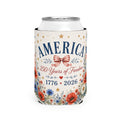America 250 Can Cooler Sleeve — 1776–2026 Patriotic 250 Years of Freedom