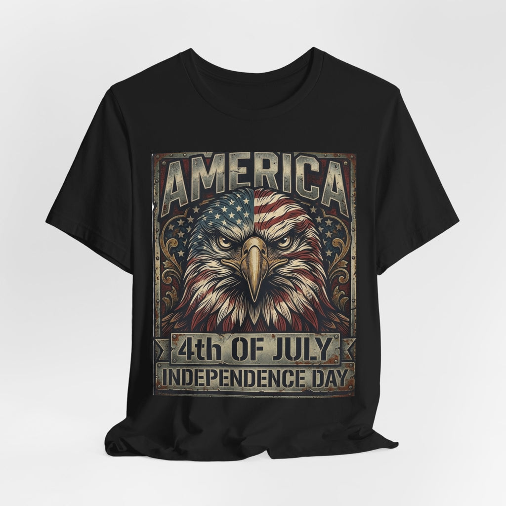 America Eagle 4th of July T-Shirt — Independence Day Patriotic Tee