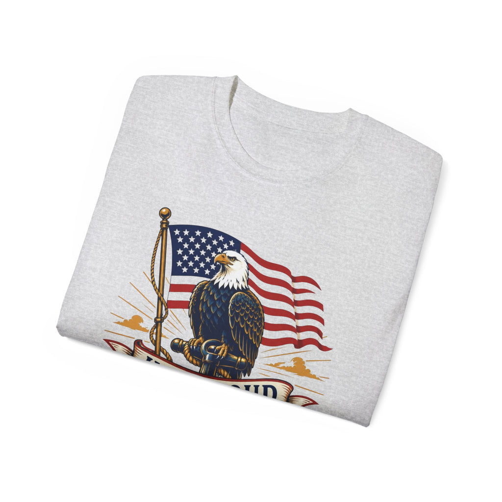 USA Proud Eagle T-Shirt — Patriotic American Flag Tee