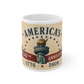 250th Anniversary America Mug — 1776–2026 Patriotic Liberty Torch Coffee Cup