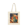 Liberty Illuminated---250th Anniversary Patriotic  American Canvas Tote