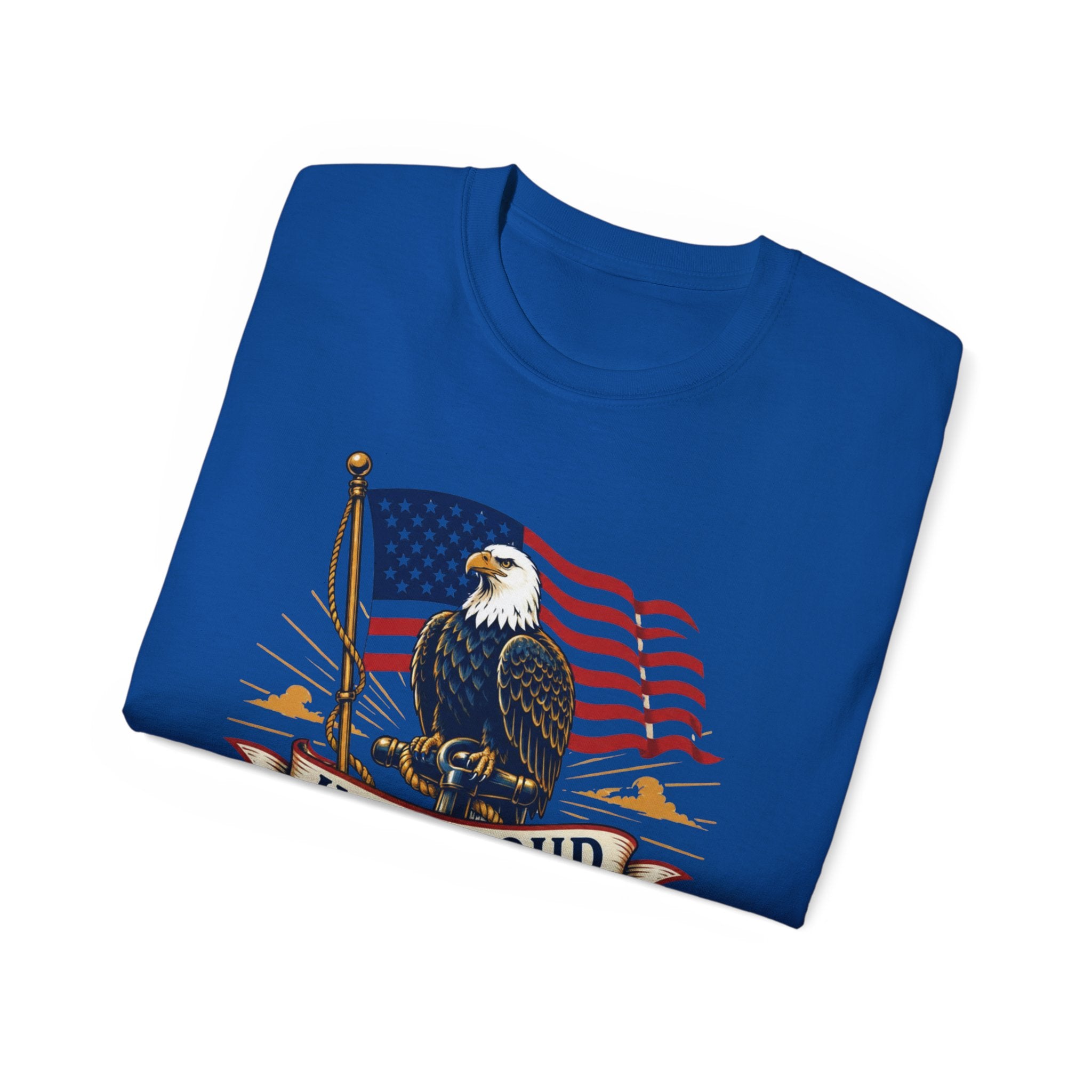 USA Proud Eagle T-Shirt — Patriotic American Flag Tee